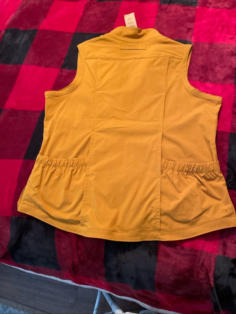 Duluth Trading Co Golden Yellow Work Vest - Picture 2 of 16